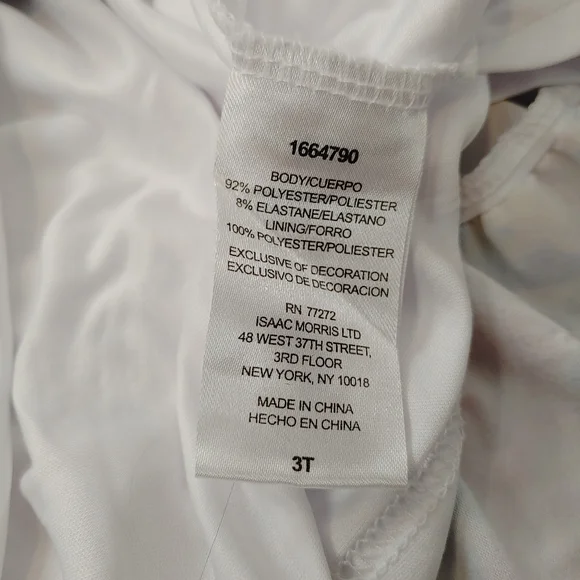 Tommy Bahama Toddler Girls Smocking Floral Ruffle Lined Sundress Size 3T - Picture 7 of 10